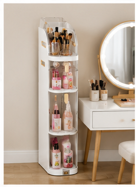 Living room storage cabinet organizer for books, decorative items, and household essentials