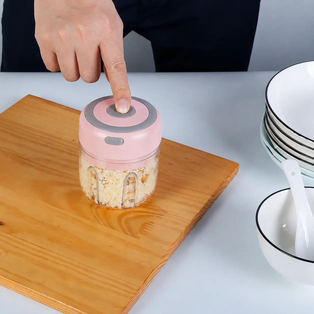 USB Electric Garlic Chopper | Mini Food Processor - InfinityFinds