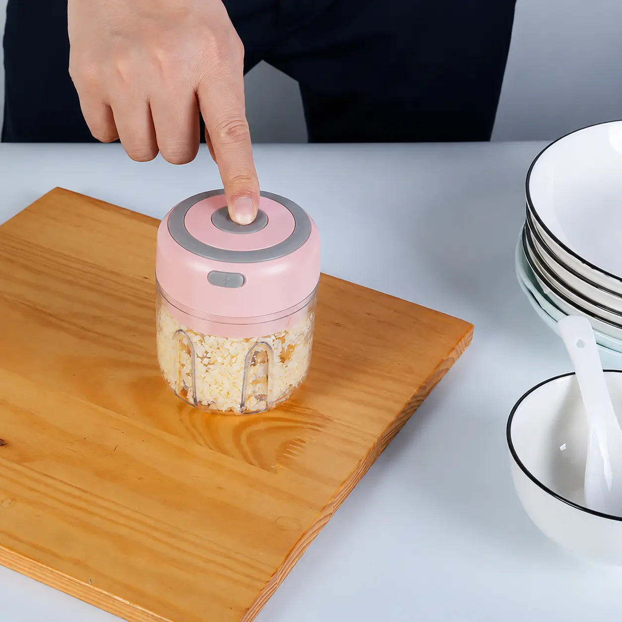 USB Electric Garlic Chopper | Mini Food Processor - InfinityFinds